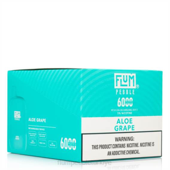 Flum Float Türkiye - FLUM PEBBLES 6000 puf 10 paket aloe üzümü 84263