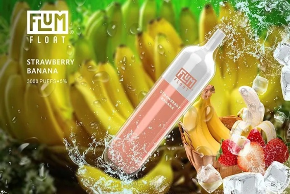Flum Pebble Türkiye - FLUM FLOAT 3000 nefes çilek Muz 842671
